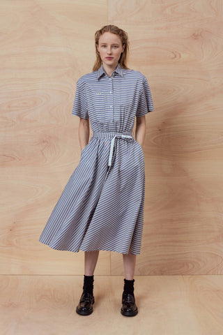 Bradden shirt in stripes suknelė