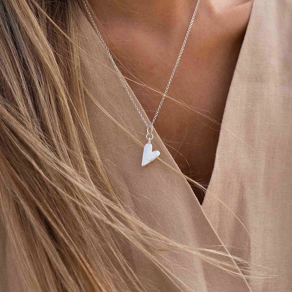 HANDCRAFTED HEART silver kaklo papuošalas
