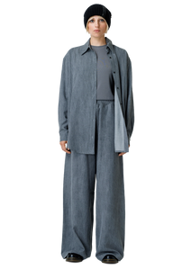 Stonewasherd denim kelnės