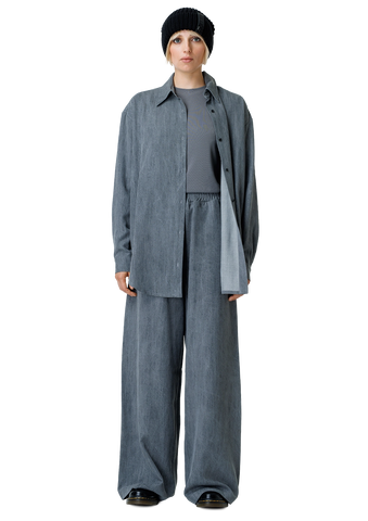 Stonewasherd denim kelnės