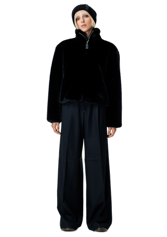 Faux fur bomberis