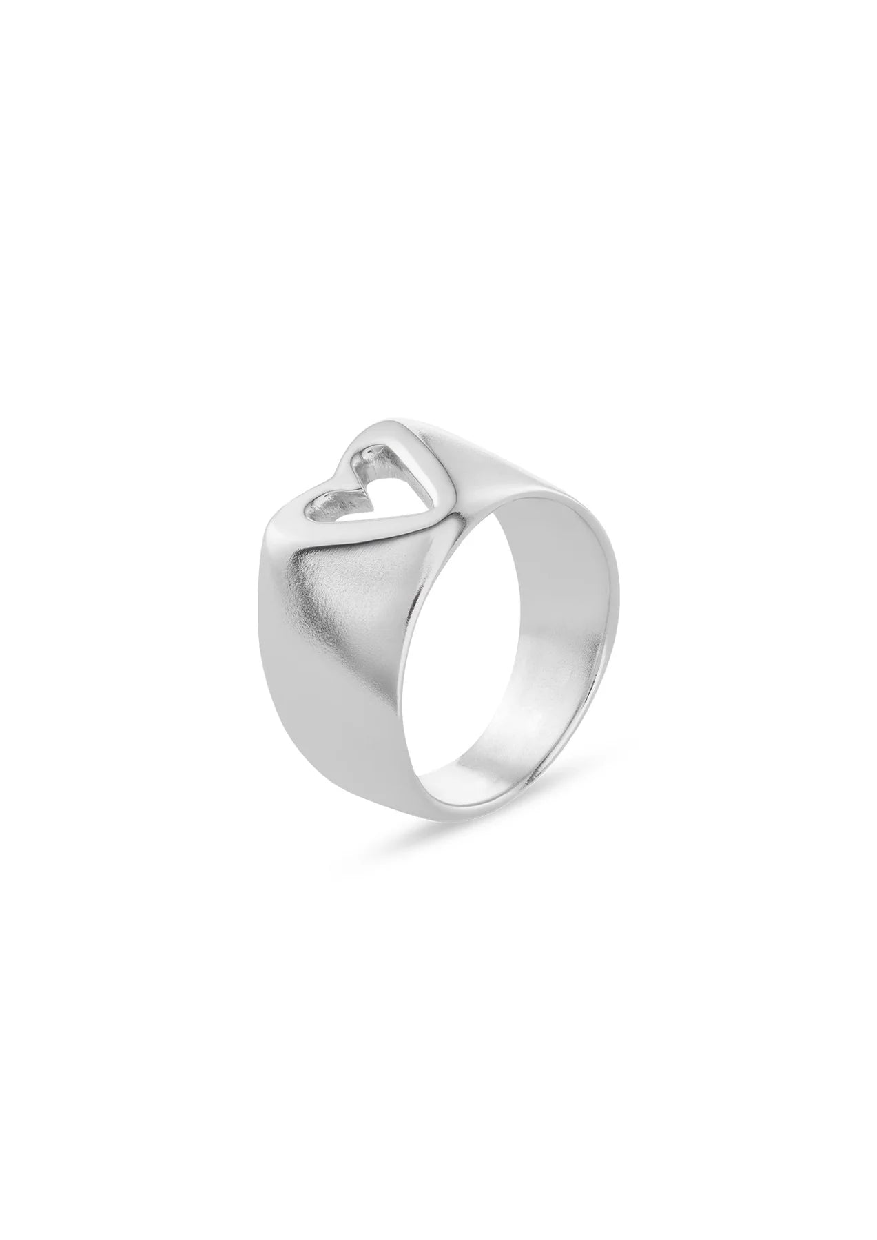 Glam heart silver žiedas
