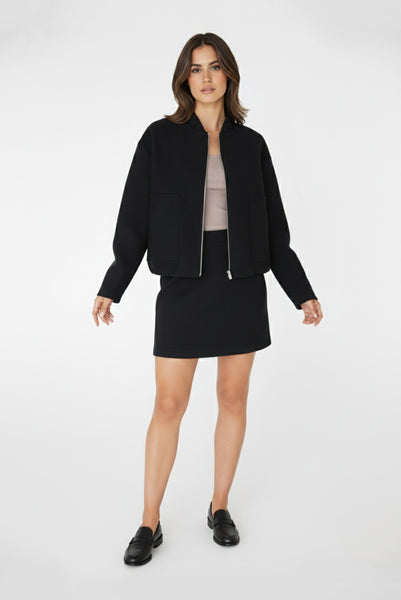 Tamsiai pilkas sijonas Alba