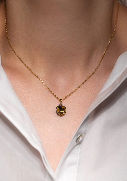 Kaklo papuošalas – BLACK MATTER SMALL GOLD