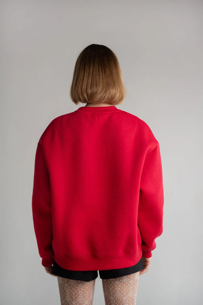 Džemperis LOVE | Raudonas