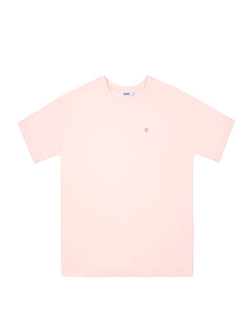 Šviesiai rožiniai marškinėliai Love