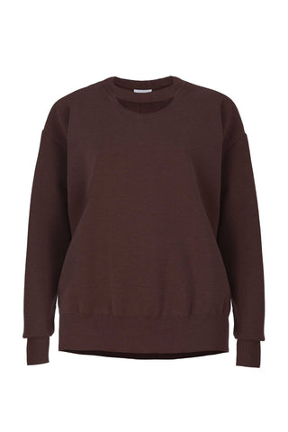 Rotondo 100% merino megztinis šokoladas