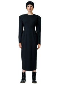 Statement shoulder suknelė