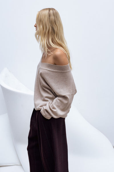 Segula deep v-neck megztinis