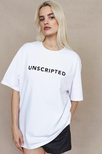 Code b  “unscripted” marškinėliai