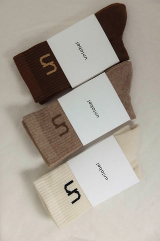 Kojinės l Cacao/brown