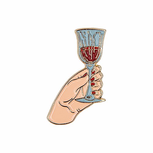 "GLASS OF WINE" ženkliukas