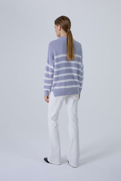 'ARIELLE’ light violet/white megztinis