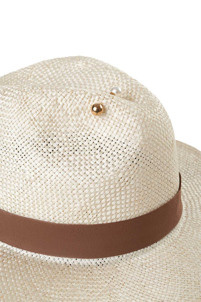 Chain panama straw skrybėlė