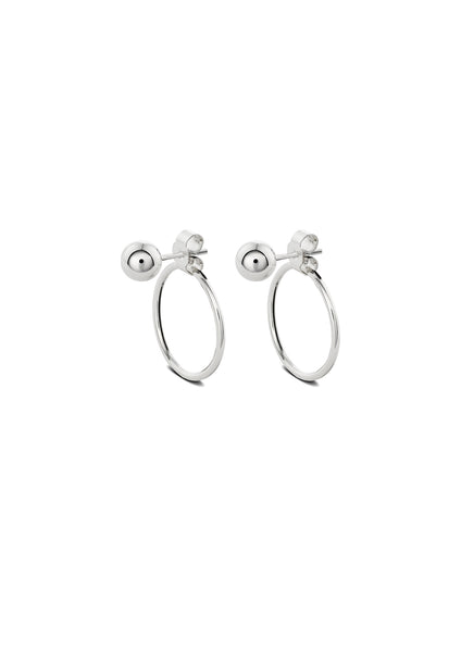 Chord silver auskarai