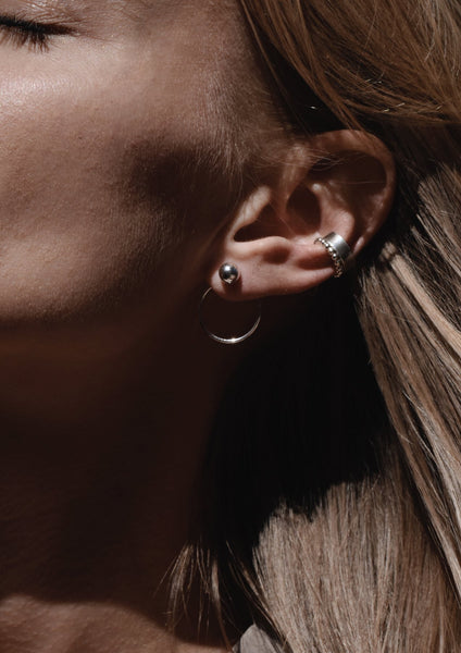 Chord silver auskarai