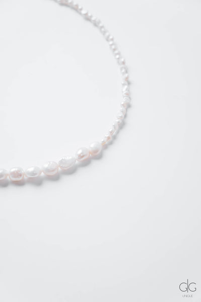 Išskirtinis dviejų dydžių perlų vėrinys