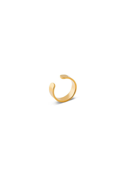 Flat ear cuff gold