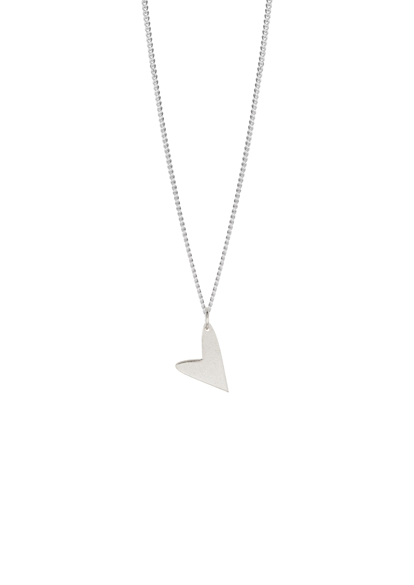 Love silver kaklo papuošalas