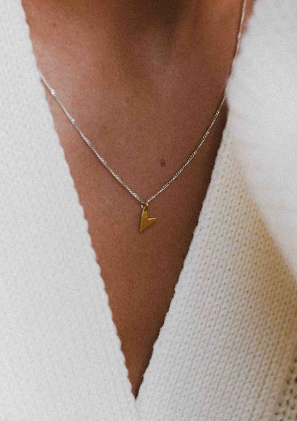 Love gold kaklo papuošalas