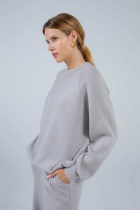 ‘PAULINE’ light grey megztinis