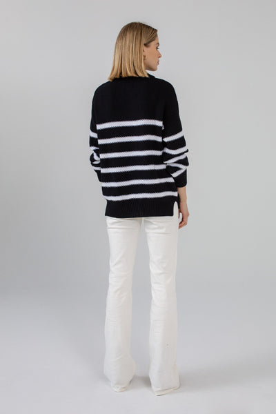 'ARIELLE’ black/white megztinis