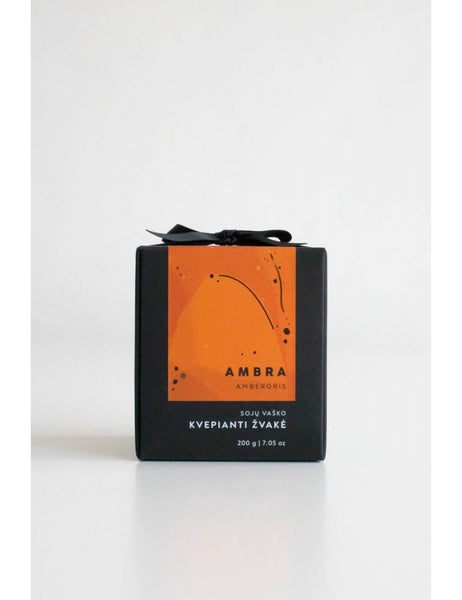 Ambra | Aromatinė sojų vaško žvakė | MOOD
