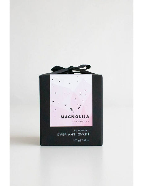 Magnolija | Aromatinė sojų vaško žvakė | MOOD