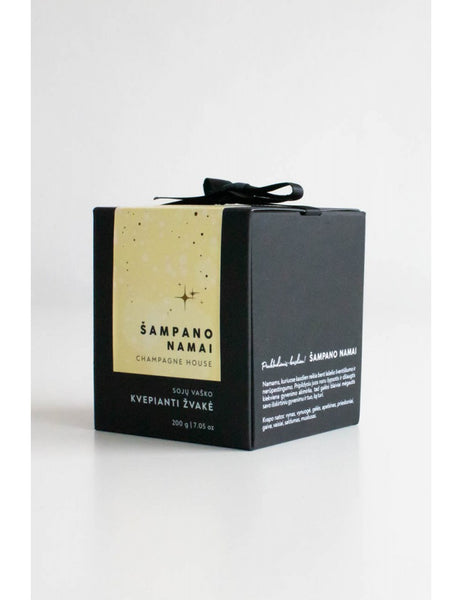 Šampano namai | Aromatinė sojų vaško žvakė | MOOD