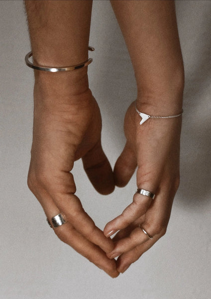 Love silver apyrankė