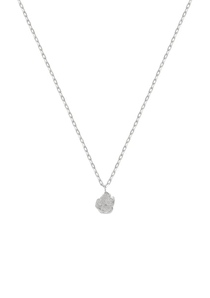 Raw silver kaklo papuošalas