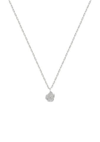 Raw silver kaklo papuošalas