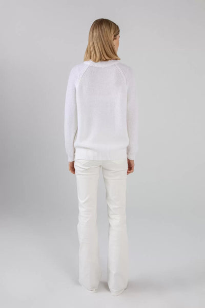 ‘SUZY’ white megztinis