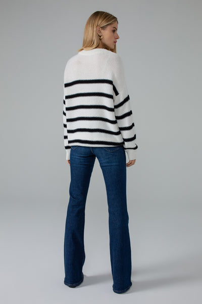'ARIELLE’ white/black megztinis