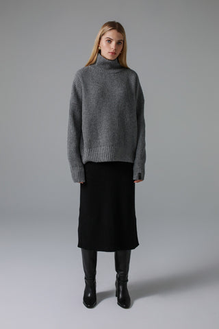 'CHRISTINE’ grey megztinis